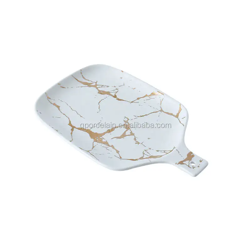 Small Square Marble Gold Plates Restaurant Buy Square Plates