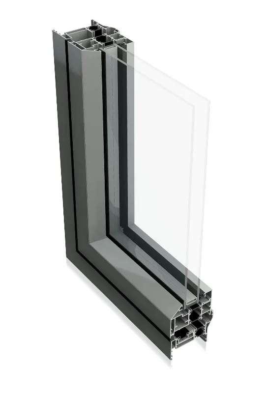 8mm High Quality Customized Aluminum Frame Tempered Glass Swing Window