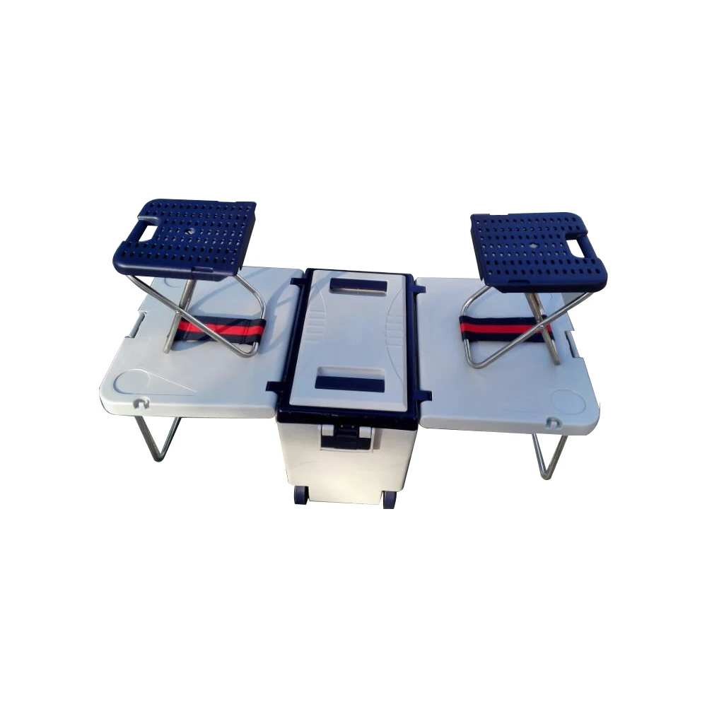 folding cooler table