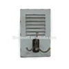 rustic grey shutter hook , wooden wall hanger