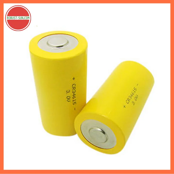 Cr34615 3.0v Primary Li-mno2 Battery 11000mah - Buy Primary Li-mno2 ...