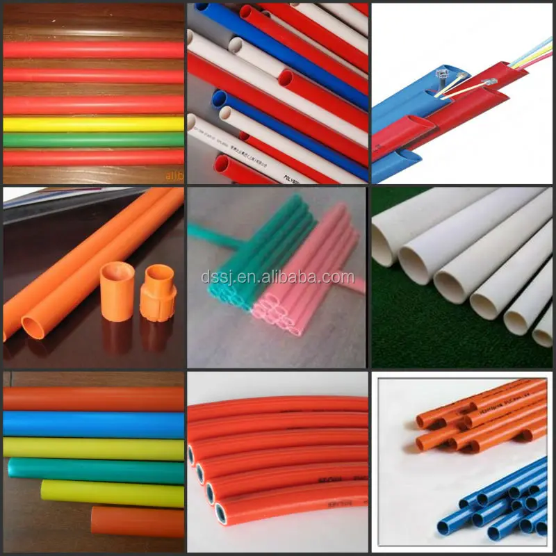 Factory Gekleurde Plastic Pvc Elektrische Leiding Leidingen Elektrische Pvc Buisleiding Plastic Pvc Buis Leidingen Voor