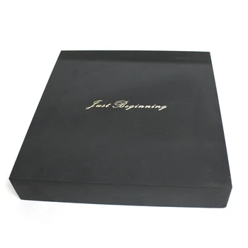 Wholesale Custom Gift Packaging Matte Black Box - Buy Matte Black Box ...