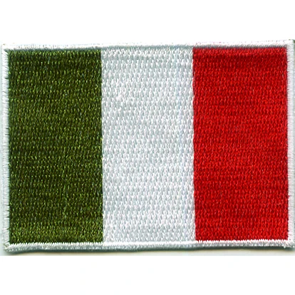 Italy Flag Professionally Custom 100% Embroidery Patch - Buy No Moq ...