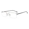 Gold Siver Color Stainless Steel Metal Glasses Frame Wholesale Eyewear Spectacle Frames for Men