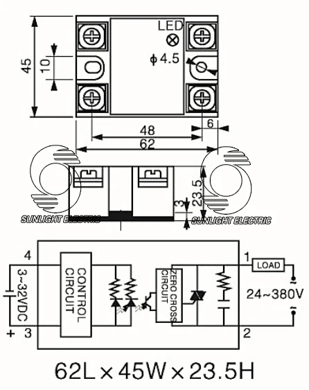 Ssr 25va схема подключения