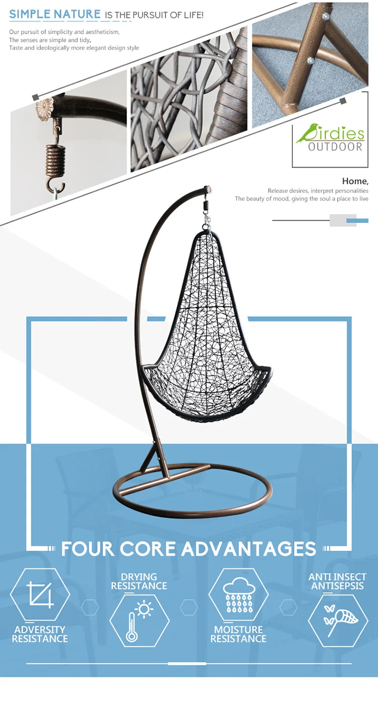 !!50%!! Off Egg Design Portable Indoor Rattan Patio Swing Chair - Buy