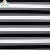 stripe knit printed stretch black and white spandex fabric