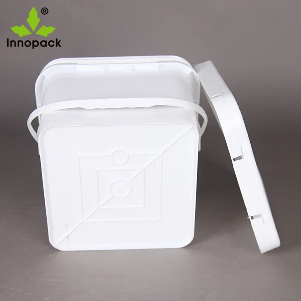 Wholesale Custom Food Grade 2 Gallon Square Plastic Buckets With Lids