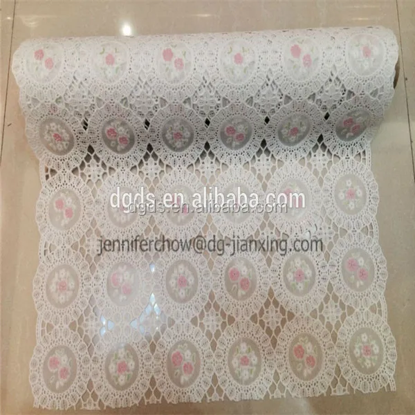 Printed 20" Vinyl Long Lace Tablecloth Roll Buy Long Lace Tablecloth