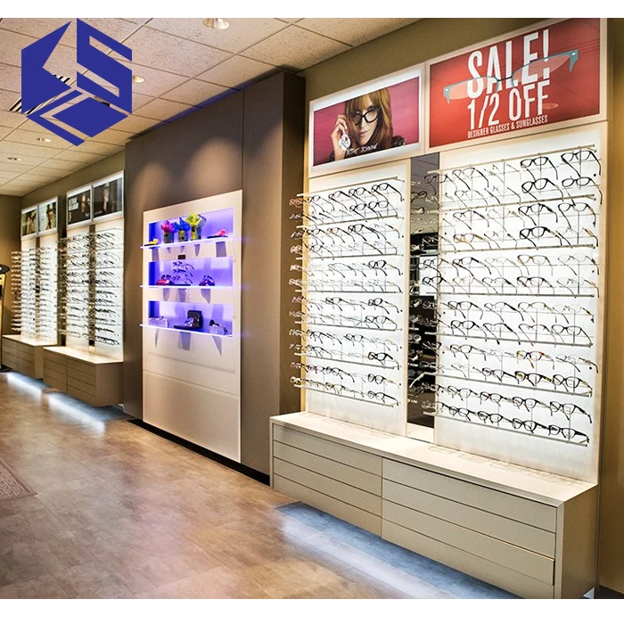 Customers First Fashion Optical Display Rods For Optical Shop Interior ...