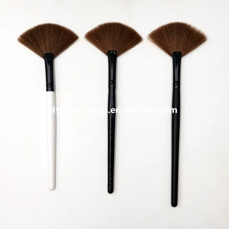 Mini Taklon Mask Applicator Facial Brush Natural Bristle Facial Mask