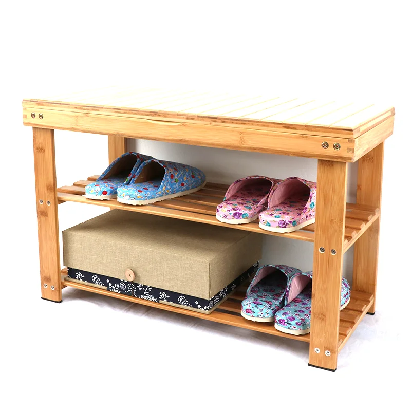 Bamboo Wood Shoe Bench 2 Tiers Entryway Shoe Cabinet Storage Rack Buy Shoe Storage Rack Wooden Storage Bench Seat Shoe Rack Cabinet Storage Product