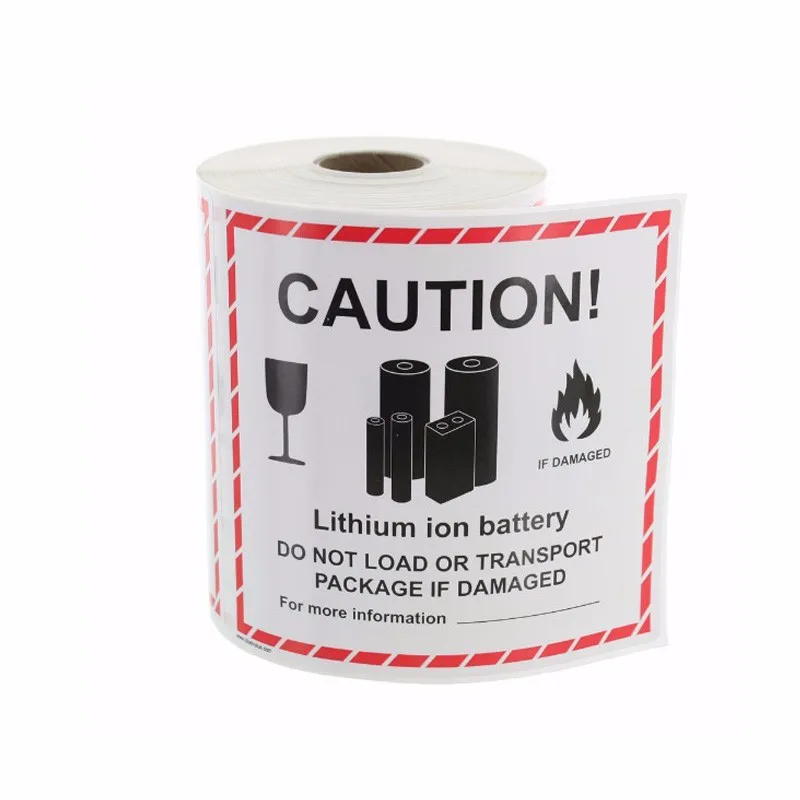Custom High Quality Lithium Battery Sticker Label - Buy Lithium Battery ...