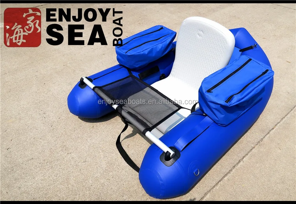 Fishing Float Tube Fly Boat Pontoon Inflatable Belly River Camping Fish