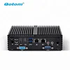 2 ethernet Fanless Mini PC with quad core Nano mini itx J3160 Barebone Mini PC Desktop Computer
