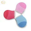Free Shipping Mini USB Rechargeable Ultrasonic Silicone Facial Cleansing Brush Sonic Cleaner Beauty Massager