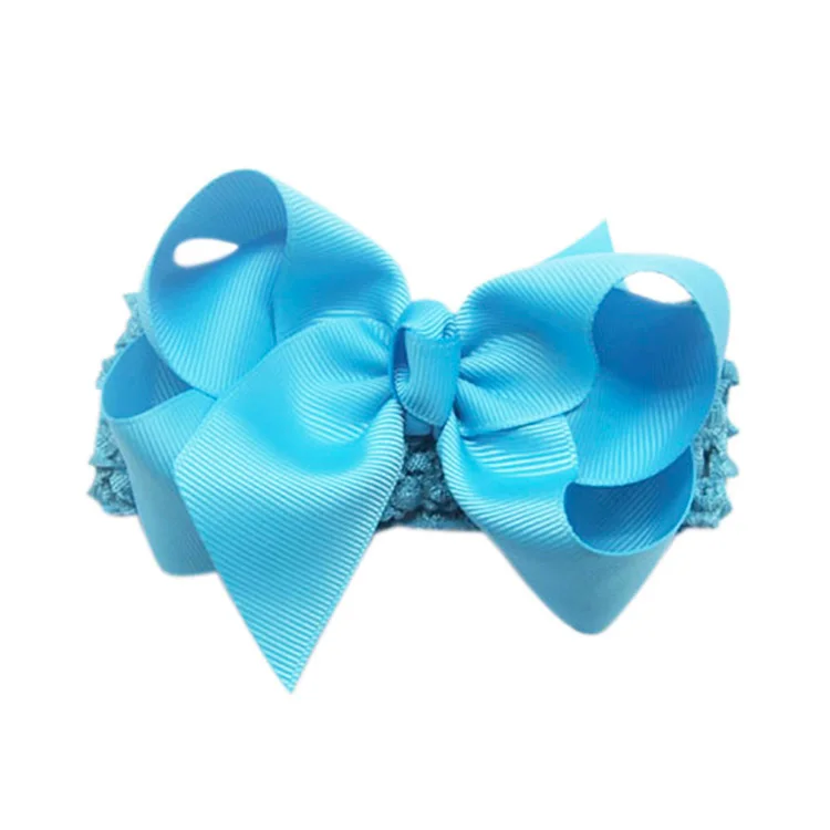 Solid Pink Baby Headband Kids Hair Accessories with Floral Design Women's  Hair Band