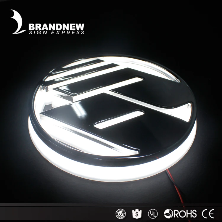 acrylic led car logo For Best Lighting 