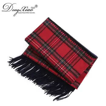 Wholesale Beautiful Red Checked Pure Merino Wool Scarf For Men - Buy Merino Wool Scarf,Pure ...