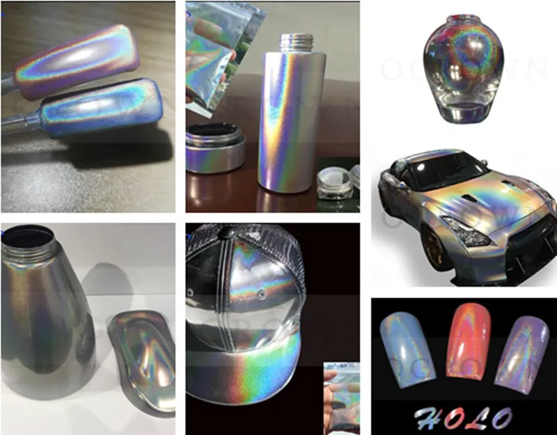 spectraflair paint pigment holographic pigments powder