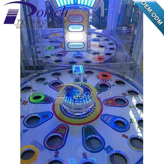 Coin Operated Magic Ticket Game Machine Arcade Crane Claw Game Machine