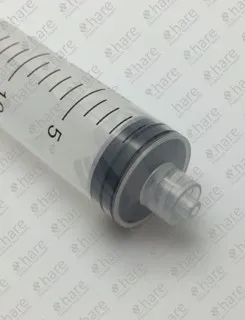 three pieces luer slip syringe