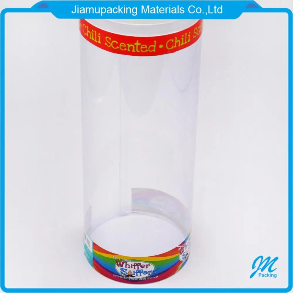 Oem Clear Plastic Cylinder Packaging Box/wholesale Round Pet Plastic Cylinder Packaging