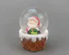 Polyresin Mini Christmas Santa Snow Globe /Christmas Water Globe /Snow Ball ,Christmas Santa Figurine Decor