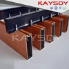 high-end customized U-Shape square tube Aluminum Suspended Ceiling