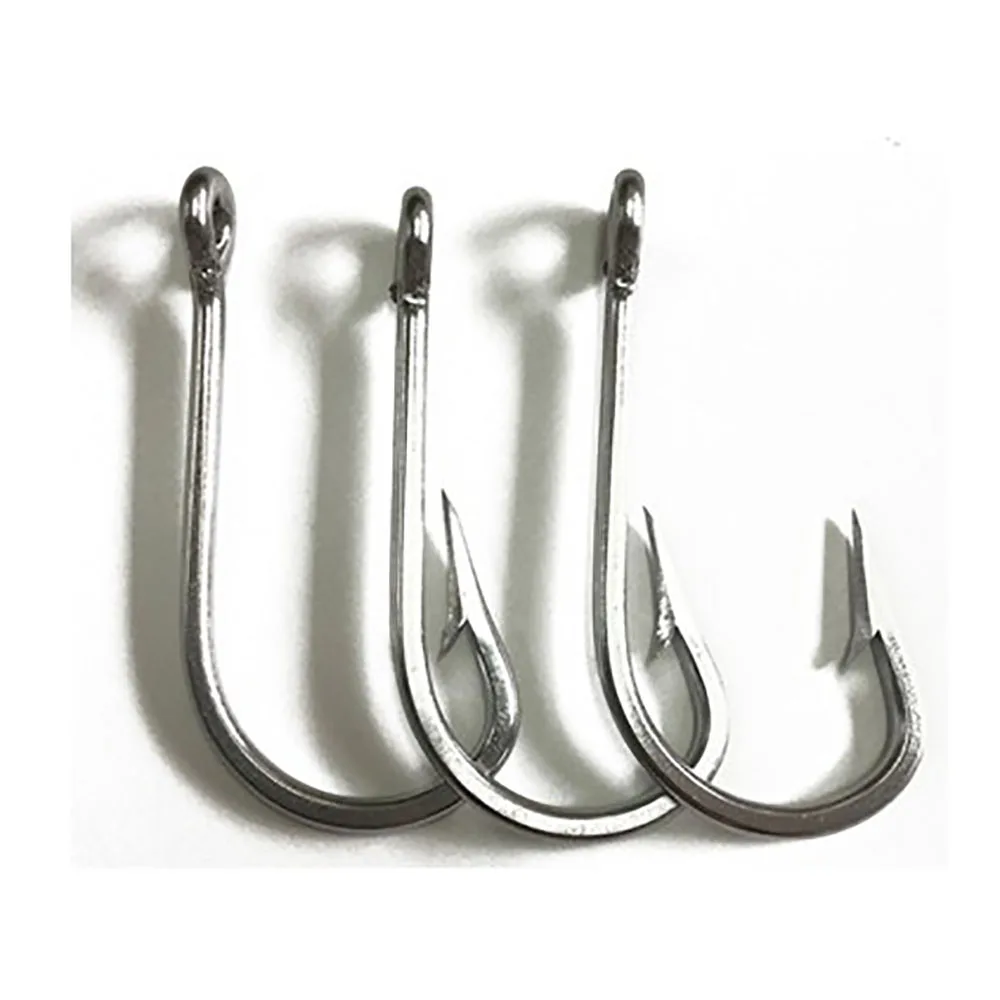 Wholesale Fishing Hooks Hook 92554 Stainless Steel Silver Octopus