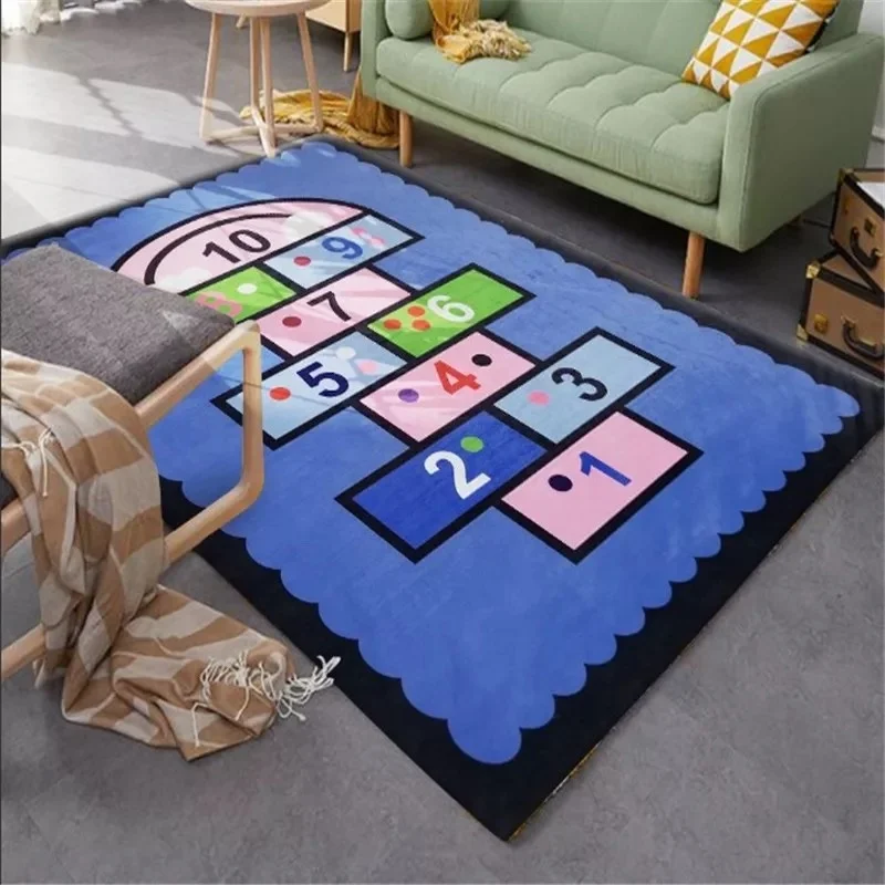 100 Polyester Pe Printed Cartoon Pattern Non Slip Washable Baby Playing Carpets Kids Area Rugs Bedroom Floor Carpet Mat Rugs Buy Kids Rugs Kids