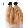 2017 New Afro Kinky Straight Human Hair Weave Raw Virgin Unprocessed European Human Hair Bulk