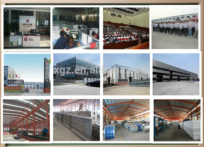 steel frame prefabricated aircraft shed
