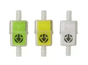 Mota Performance A40309 Glass Fuel Filter 3//8 Inlet//Outlet with Paper Filter Element
