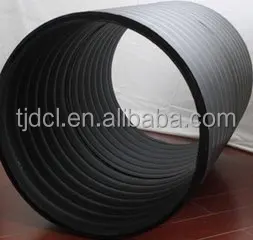 material pipe pvc of Drain Plastic Corrugated / Hdpe Large Diameter Pipe Pipe