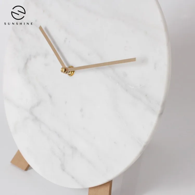 New Design Of Natural Marble Stone Wall Clock For Home Decor Buy New