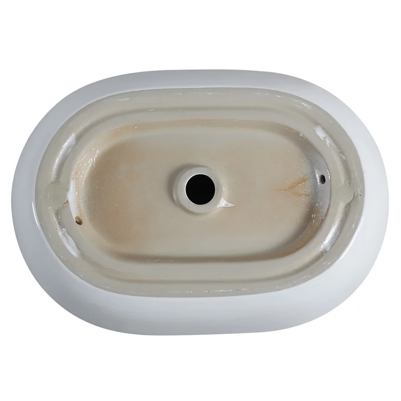 Hy-5006 Big Size Oval Type Ceramic Foot Wash Basin - Buy ...