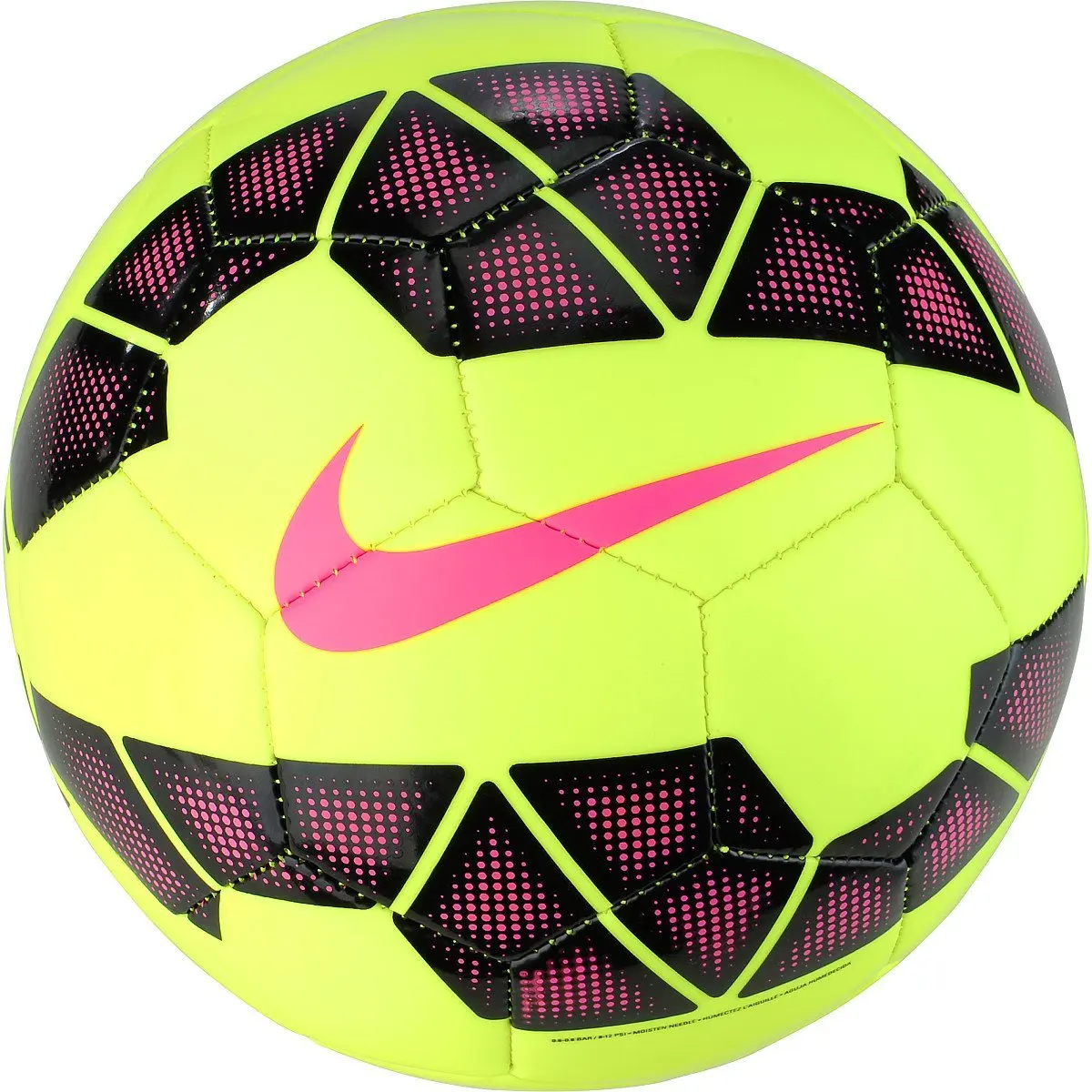 pink nike soccer ball