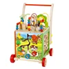 Hot Sale Wooden Learning Bead Maze Cube 5 in 1 Activity Center Troller Educational Toys