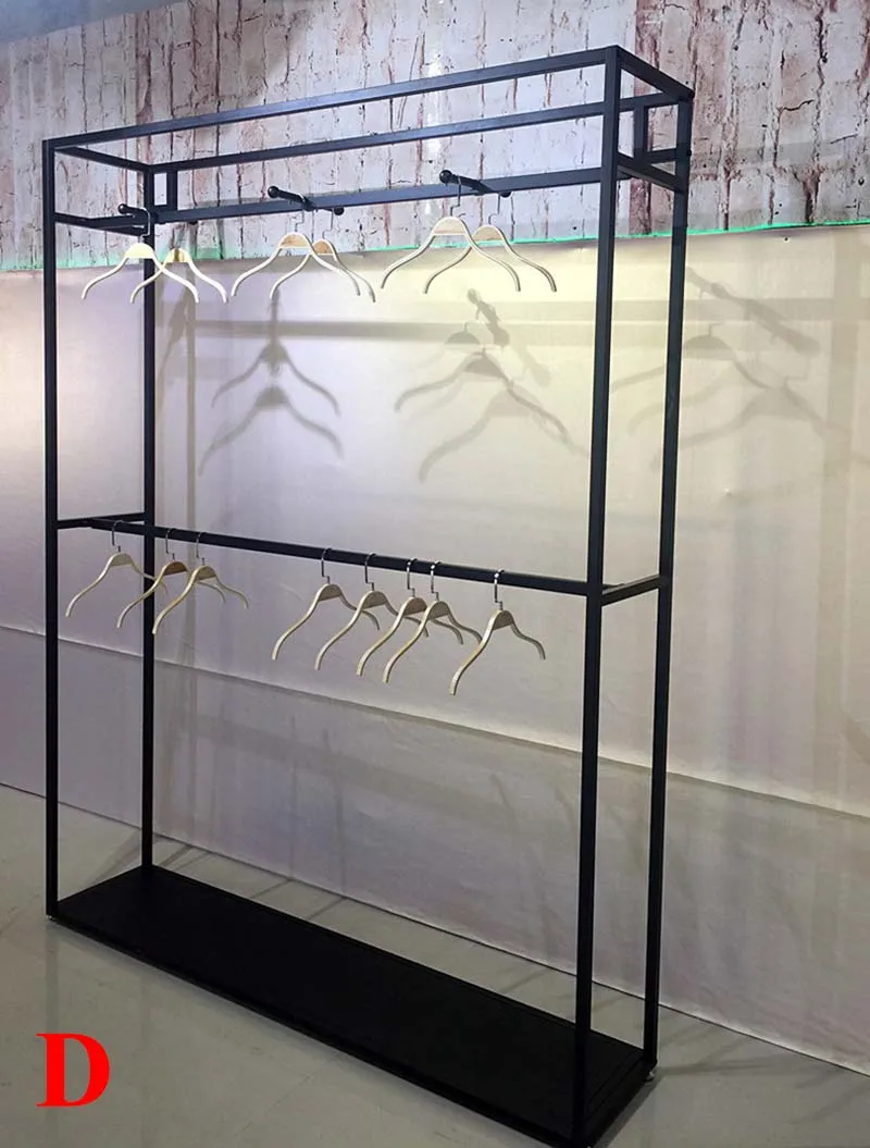 High Level Modern Style Used Retail Clothing Store Display Racks For