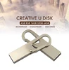 Simple Style Metal 4GB 8GB 16GB 32GB Flash USB Drive Pen Drive Storage Memory Disk with custom logo