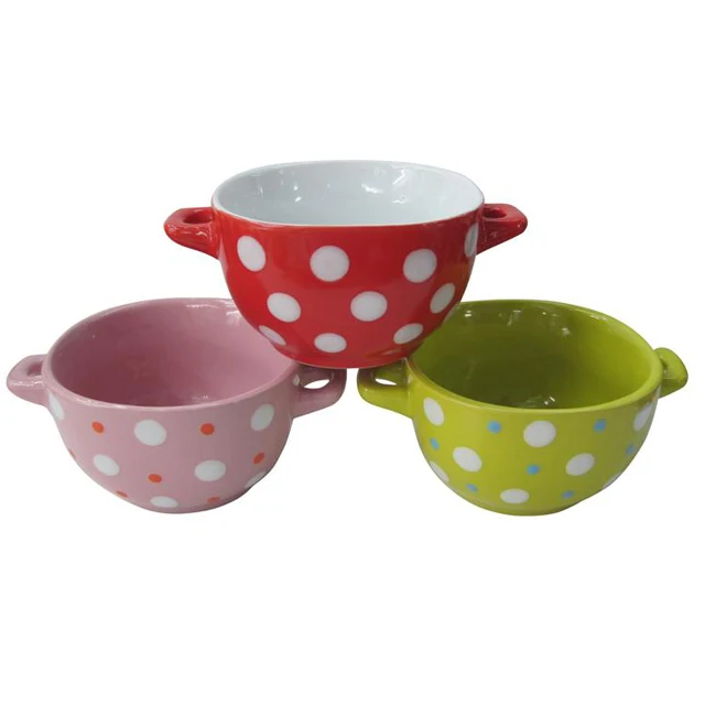 wholesale high quality chinese ceramic soup bowls for home decor