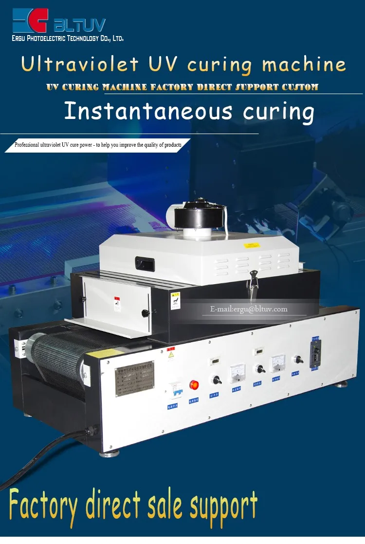 Uv Ultraviolet Uv Curing Machine 300/2 Lamp Uv Glue Curing Machine