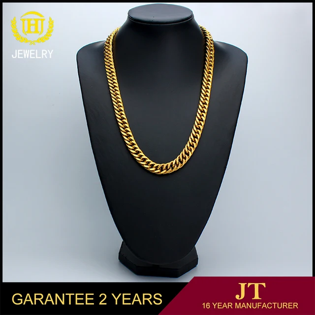 brass chain necklace