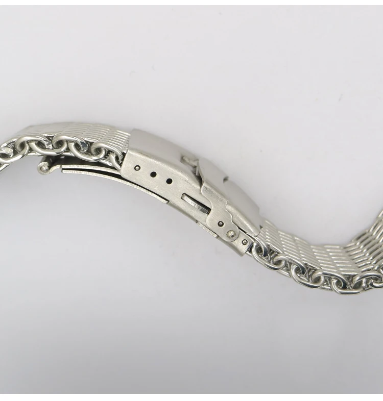 China Wholesale Bulk Heavy Solid 1.20 Stainless Steel Metal Watch Strap