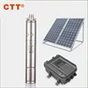 Sun well solar water pump 4inch dc solar borehole submersible pump for tube well