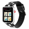 for Apple Watch Band PU Leather Strap 38/42mm Polka Dots Print Vintage White Black Bracelet Strap Band for iwatch 1 2 3