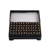 Embroidered metal numbers for date coding machine