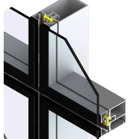 現代設計外牆建築玻璃幕牆外牆工程